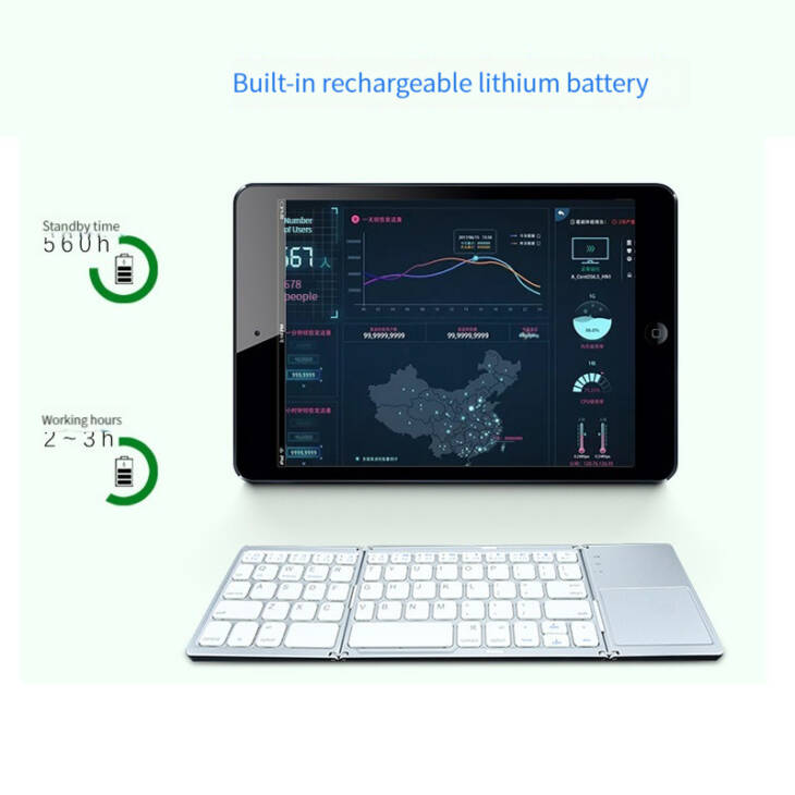 Tastiera Bluetooth a tre pieghe - Immagine di 2